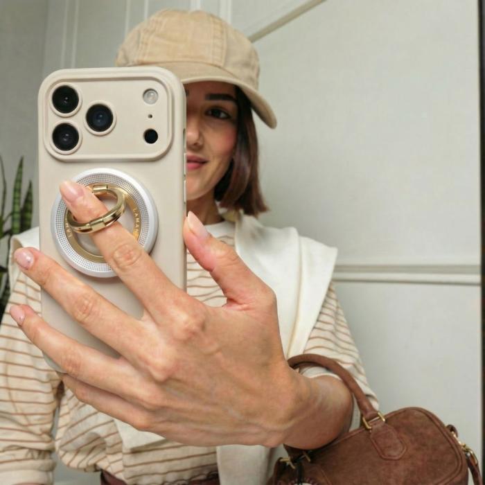 Bild 6, Tech-Protect Magnetisk MagSafe Ringhållare Lamano Grå / Guld