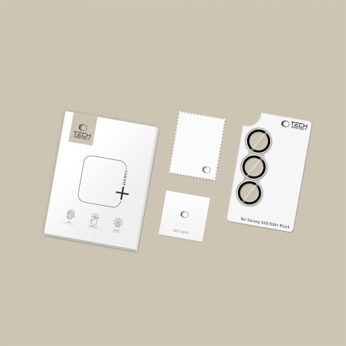 Bild 2, Tech-Protect Galaxy S26 / S26 Plus Linsskydd CamRing Fit+