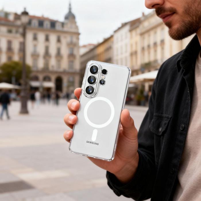 Bild 6, Tech-Protect Galaxy S26 Ultra Skal MagSafe FlexAir Transparent