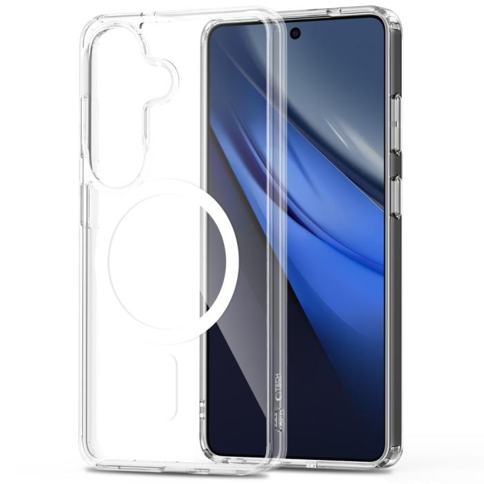 Bild 2, Tech-Protect Galaxy S26 Skal MagSafe FlexAir Hybrid Transparent