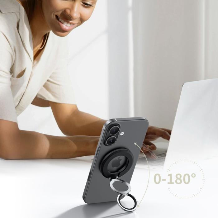 Bild 4, Tech-Protect Magnetisk MagSafe Ringhållare Svart