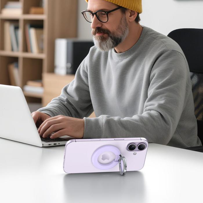 Bild 6, Tech-Protect Magnetisk MagSafe Ringhållare Mauve