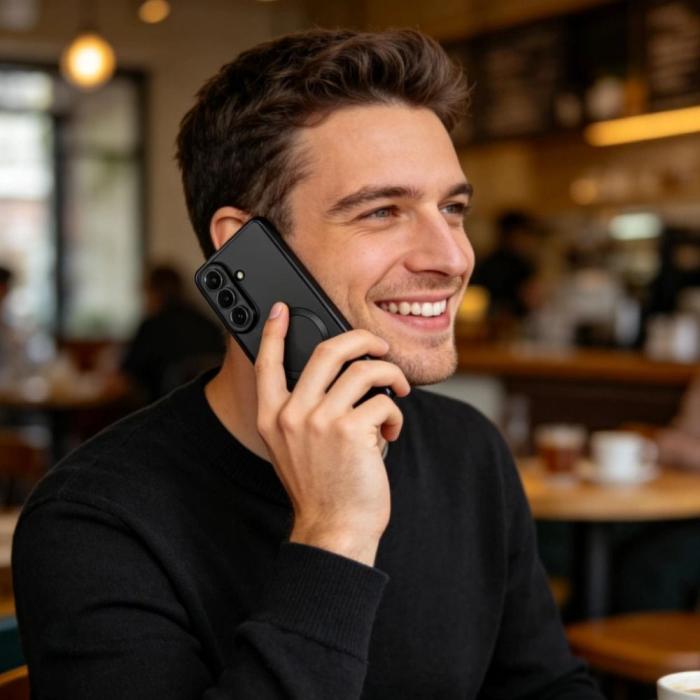 Bild 5, Tech-Protect Galaxy S26 Skal MagSafe MagFlex Shiny Black