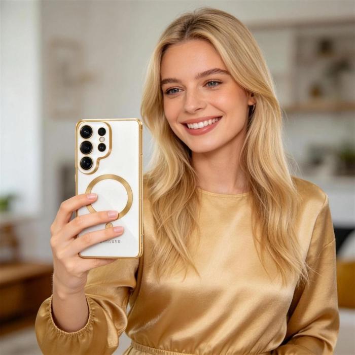 Bild 5, Tech-Protect Galaxy S26 Ultra Skal MagSafe MagFlex Shiny Gold