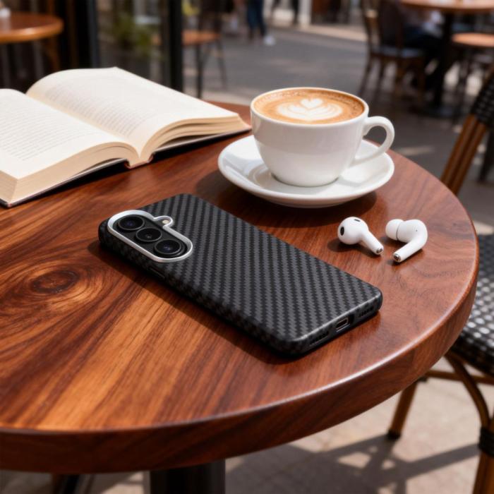 Bild 4, Tech-Protect Galaxy S26 Skal MagSafe ION Carbon Svart