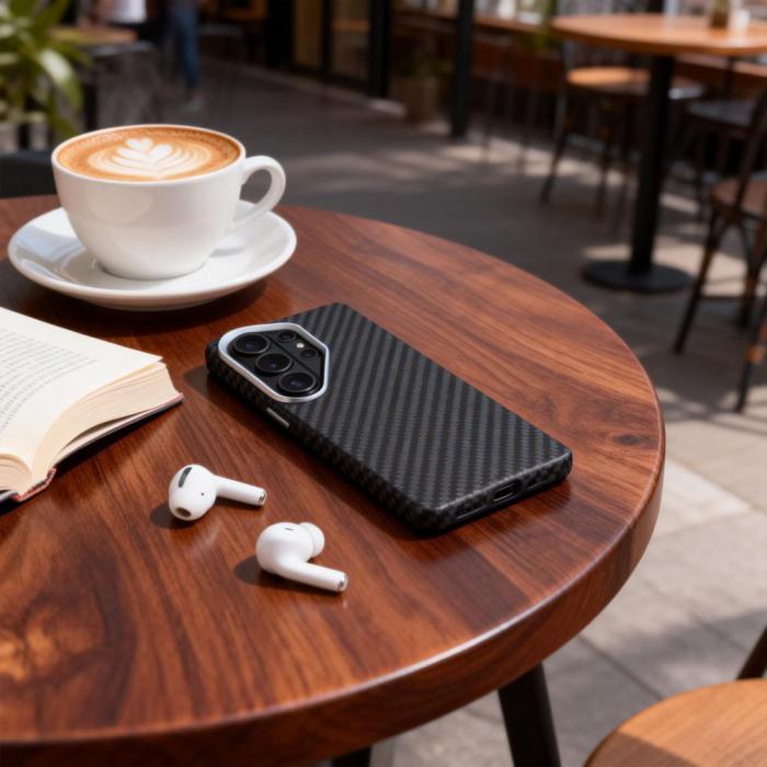 Bild 4, Tech-Protect Galaxy S26 Ultra Skal MagSafe ION Carbon Svart