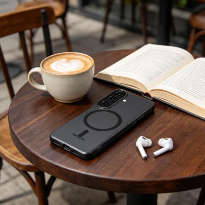 Bild 4, Tech-Protect Samsung Galaxy S26 Skal MagSafe MagSlim Matt Svart