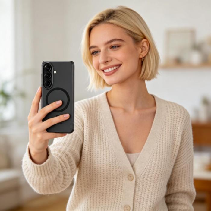 Bild 6, Tech-Protect Samsung Galaxy S26 Skal MagSafe MagSlim Matt Svart