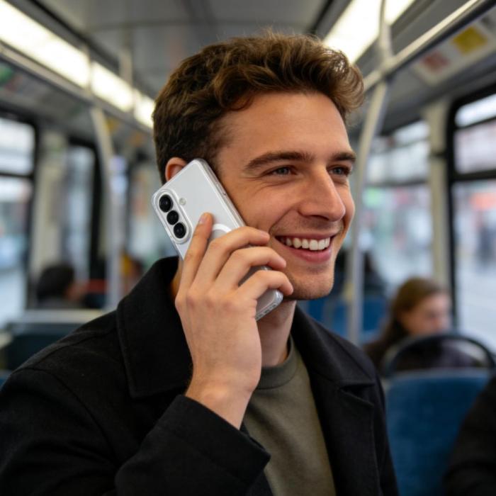 Bild 4, Tech-Protect Samsung Galaxy S26 Skal MagSafe MagSlim Matt Vit