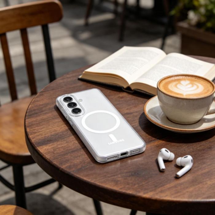 Bild 6, Tech-Protect Samsung Galaxy S26 Skal MagSafe MagSlim Matt Vit