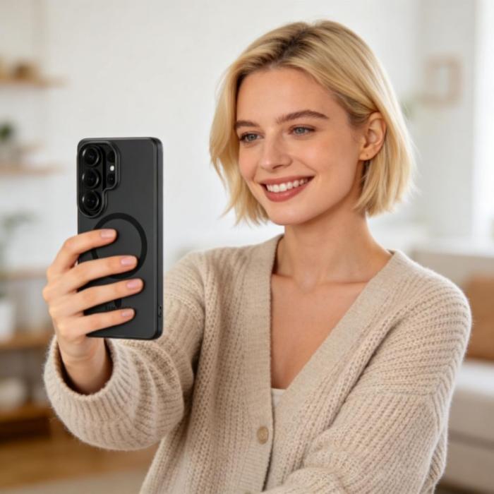 Bild 4, Tech-Protect Galaxy S26 Ultra Skal MagSafe MagSlim Matt Svart