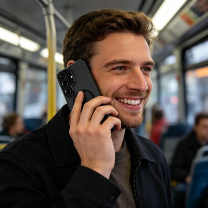 Bild 5, Tech-Protect Galaxy S26 Ultra Skal MagSafe MagSlim Matt Svart