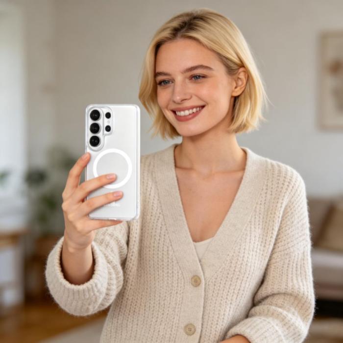 Bild 4, Tech-Protect Galaxy S26 Ultra Skal MagSafe MagSlim Matt Vit