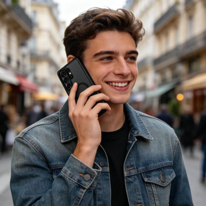 Bild 5, Tech-Protect Galaxy S26 Ultra Skal MagSafe MagPeak Matt Svart