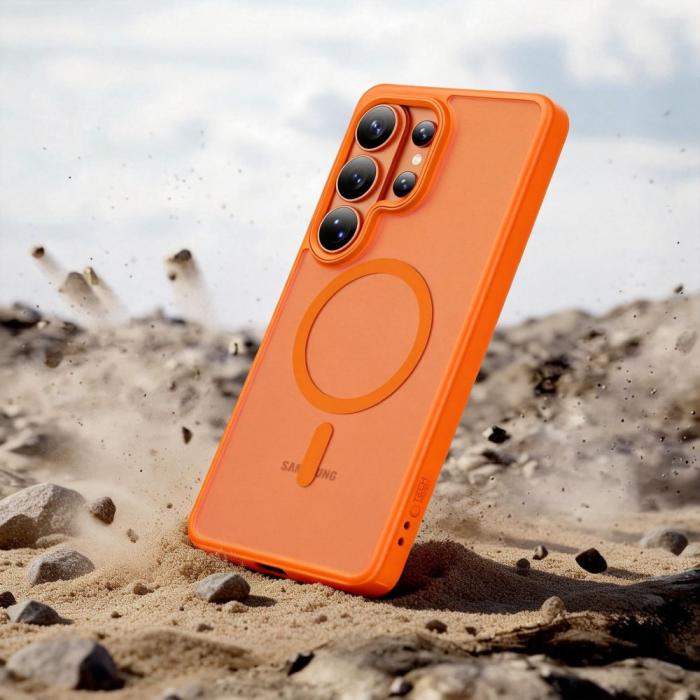 Bild 6, Tech-Protect Galaxy S26 Ultra Skal MagSafe MagMat Orange