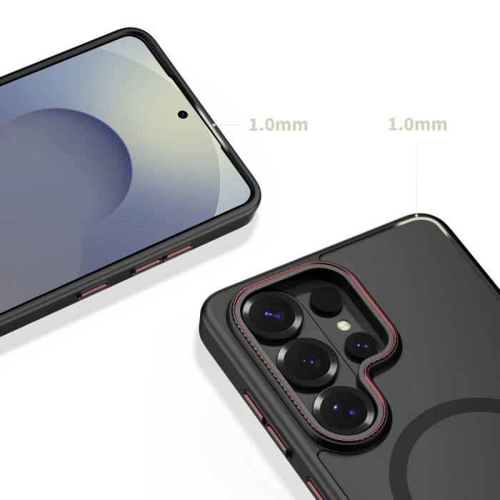 Bild 5, Tech-Protect Galaxy S26 Ultra Skal MagSafe MagCam Svart/Röd