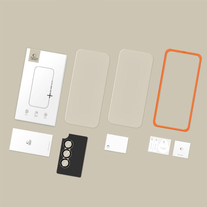 Bild 3, Tech-Protect Galaxy A57 5G 3-PACK Skärmskydd / Linsskydd