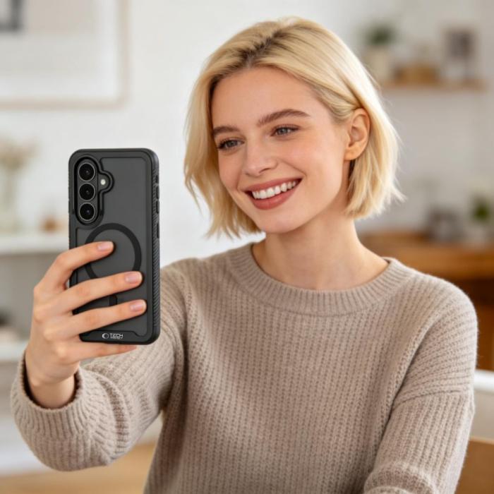 Bild 6, Tech-Protect Galaxy A57 5G Skal MagSafe Defense Matt Svart