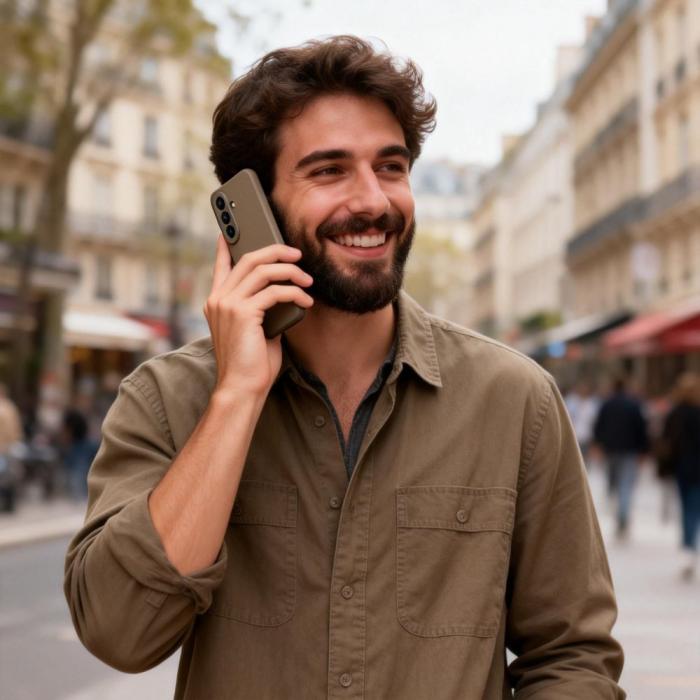 Bild 4, Tech-Protect Samsung Galaxy A57 5G Skal Icon Brun