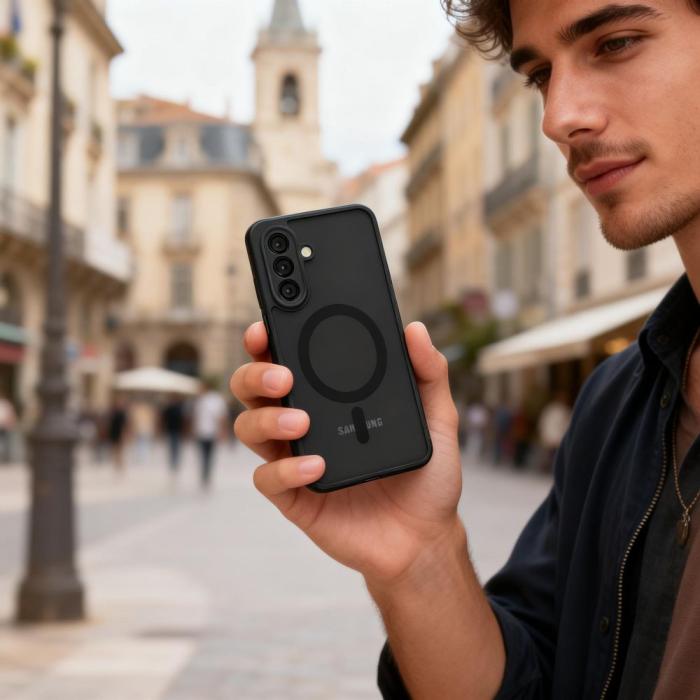 Bild 4, Tech-Protect Samsung Galaxy A57 5G Skal MagSafe MagMat Svart