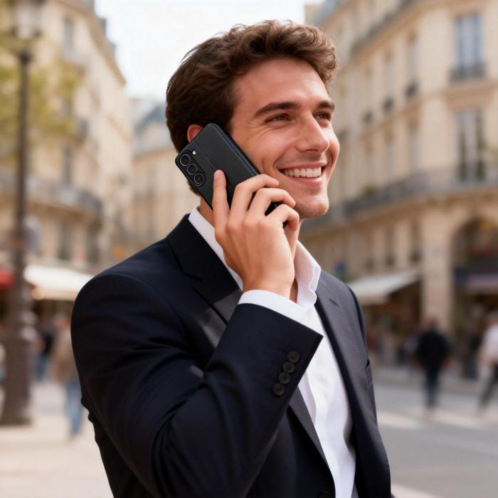 Bild 5, Tech-Protect Samsung Galaxy A57 5G Fodral Smart View Svart