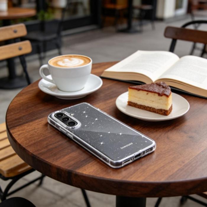 Bild 3, Tech-Protect Samsung Galaxy A37 / A36 Skal FlexAir Glitter