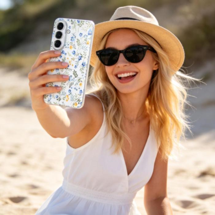 Bild 4, Tech-Protect Samsung Galaxy A37 5G Skal FlexAir Spring Flowers