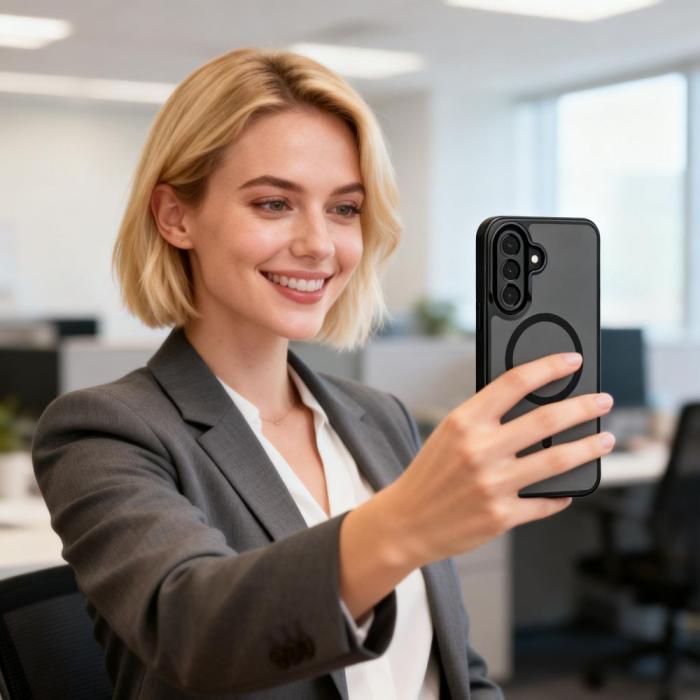 Bild 5, Tech-Protect Galaxy A37 / A36 / A56 Skal MagSafe MagMat Svart