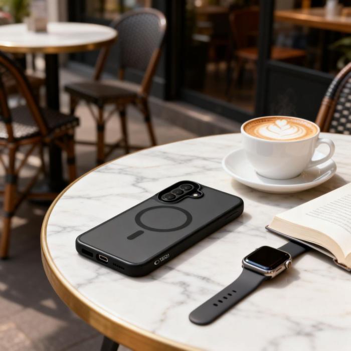 Bild 6, Tech-Protect Galaxy A37 / A36 / A56 Skal MagSafe MagMat Svart