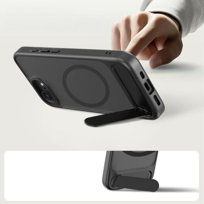 Bild 5, Tech-Protect iPhone 17e/16e Skal MagSafe MagRack Matt Svart