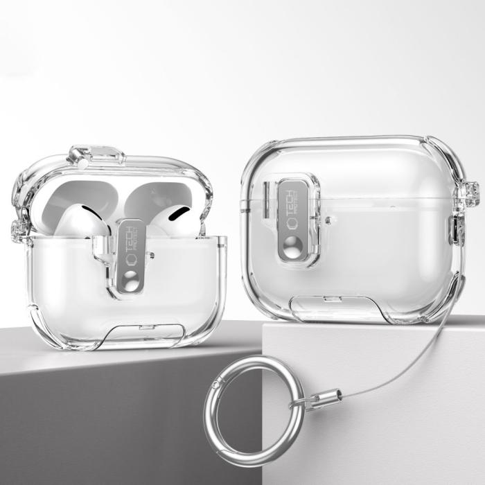 Bild 4, Tech-Protect AirPods Pro 3 Skal Bounce Pro Transparent