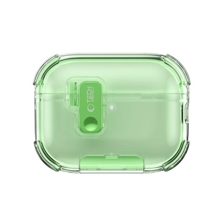 Bild 3, Tech-Protect AirPods Pro 3 Skal Bounce Pro Matcha Green