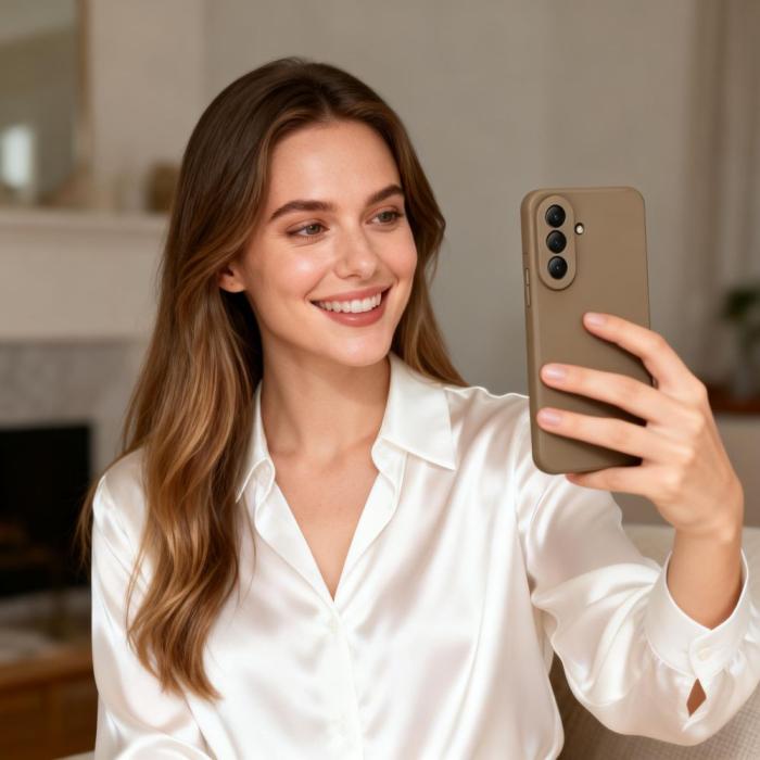 Bild 5, Tech-Protect Samsung Galaxy A37 5G Skal Icon Brun