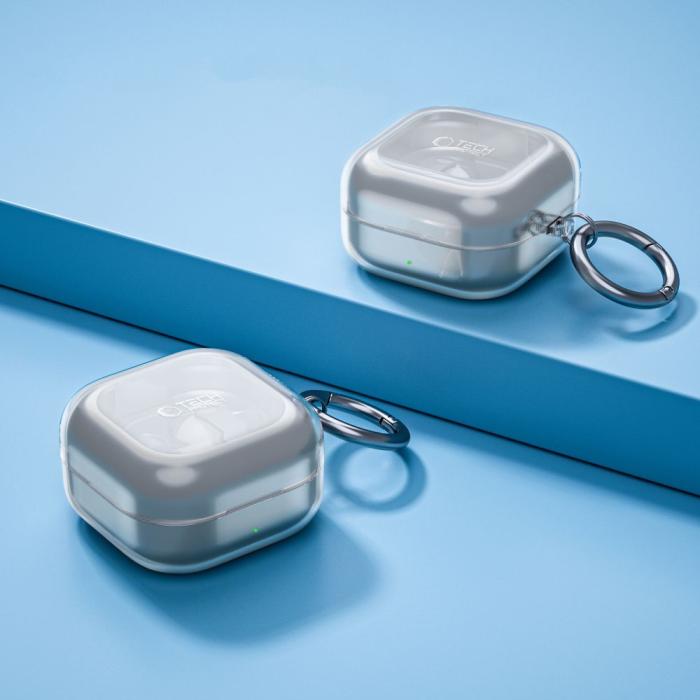 Bild 6, Tech-Protect Galaxy Buds 4 / 4 Pro Skal FlexAir Transparent