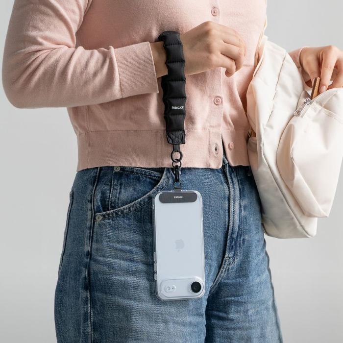 Bild 4, Ringke Handledsrem Holder & Puffer Hand Strap Svart
