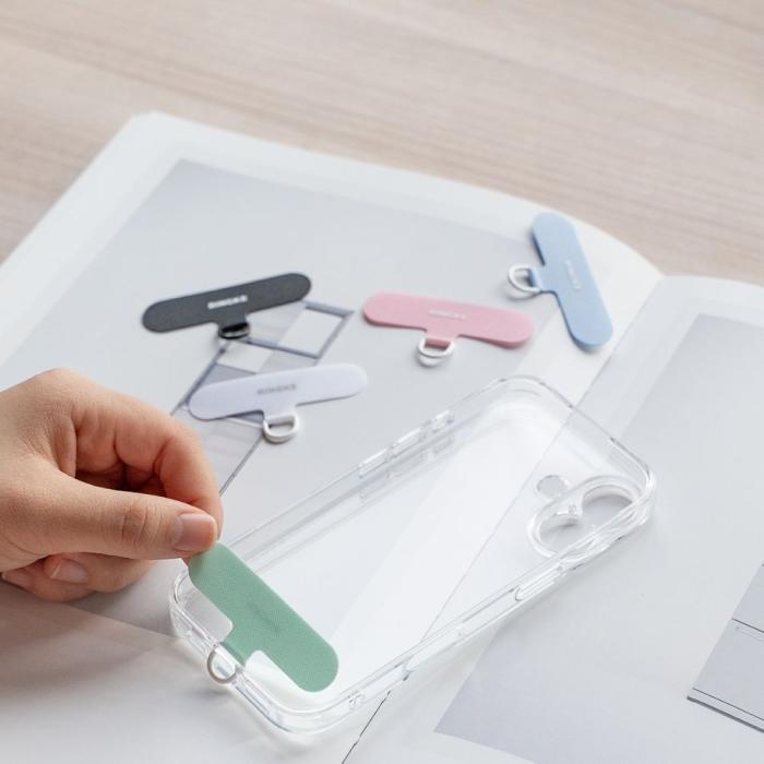 Bild 6, Ringke Handledsrem Holder & Puffer Hand Strap Floral Pink