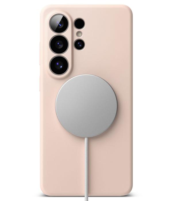 Bild 4, Ringke Galaxy S26 Ultra Skal MagSafe Silicone Pink Sand