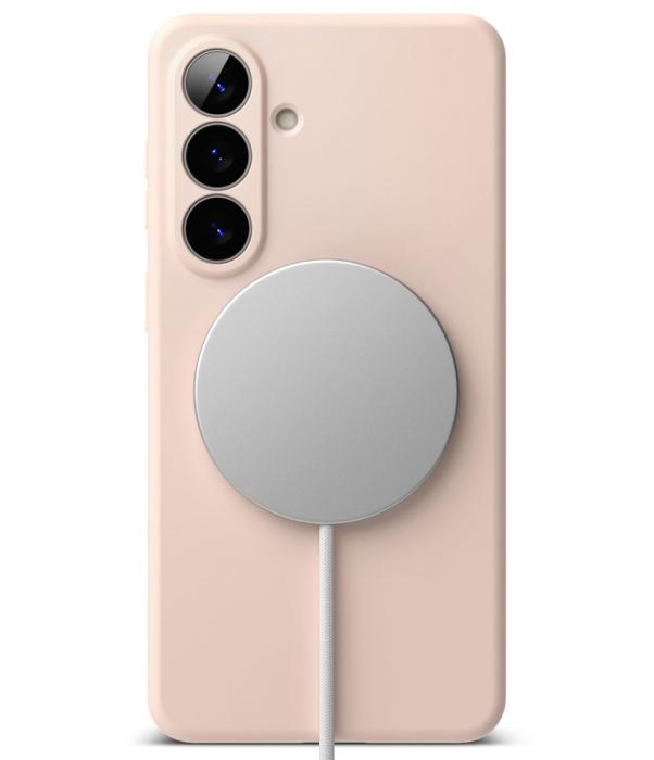 Bild 4, Ringke Samsung Galaxy S26 Skal MagSafe Silicone Pink Sand