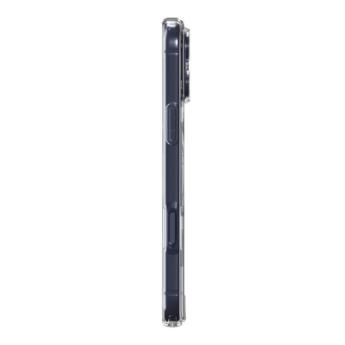 Bild 4, Spigen iPhone 17 Pro Skal MagSafe Ultra Hybrid Clear / Deep Blue