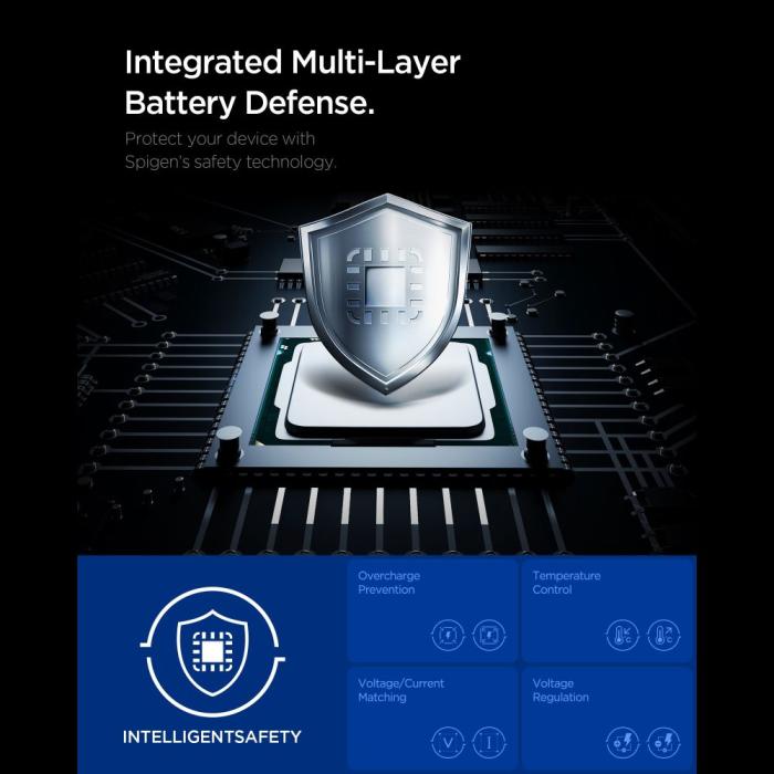 Bild 6, Spigen 67W Väggladdare USB-C/USB-A Essential Vit