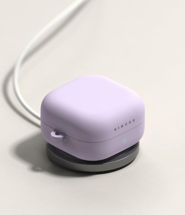 Bild 5, Ringke Galaxy Buds 4 / 4 Pro Skal Silikon Ljus Lila