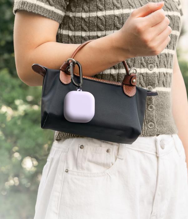 Bild 6, Ringke Galaxy Buds 4 / 4 Pro Skal Silikon Ljus Lila