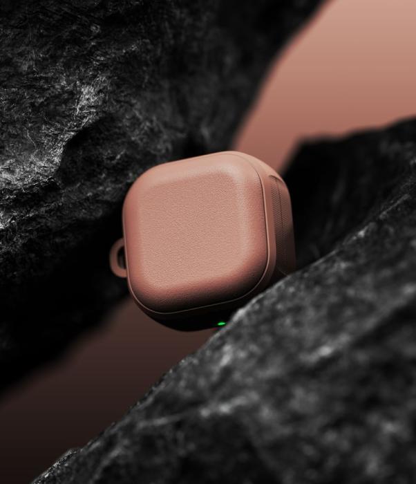 Bild 4, Ringke Galaxy Buds 4 / 4 Pro Skal MagSafe Onyx Constant Coral