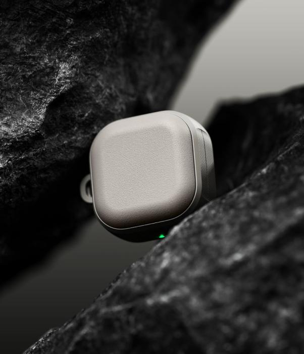 Bild 4, Ringke Galaxy Buds 4 / 4 Pro Skal MagSafe Onyx Warm Grey