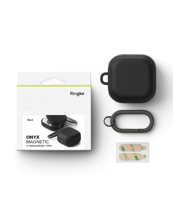 Bild 6, Ringke Galaxy Buds 4 / 4 Pro Skal MagSafe Onyx Svart