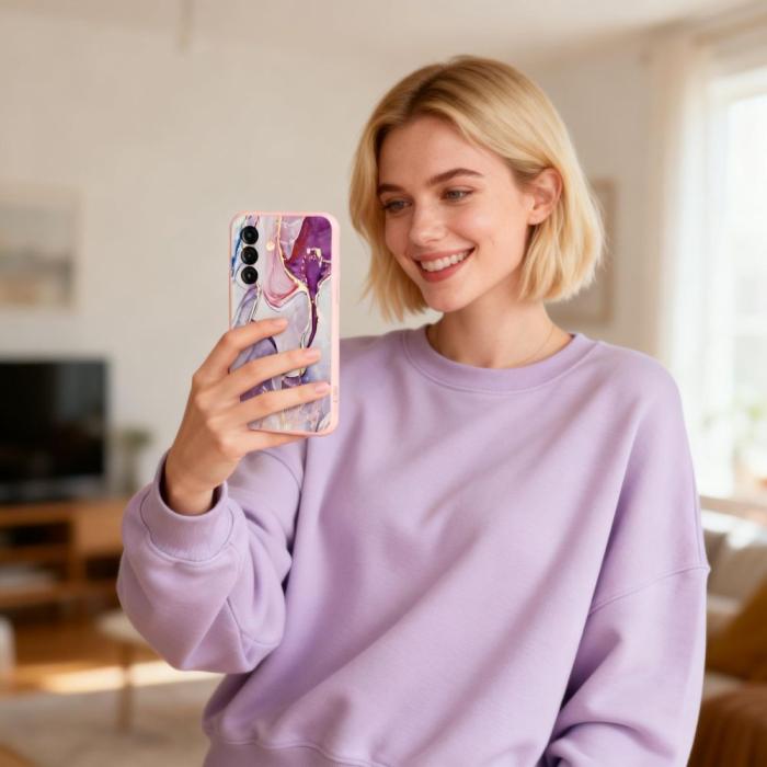 Bild 4, Tech-Protect Samsung Galaxy A37 5G Skal Icon Marble