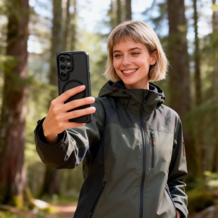 Bild 6, Tech-Protect Galaxy S26 Ultra Skal MagSafe MagRack Matt Svart