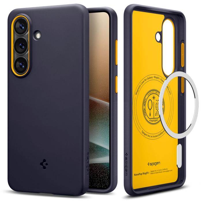 Bild 2, Spigen Galaxy S26 Skal MagSafe Nano Pop Avo Blueberry Navy
