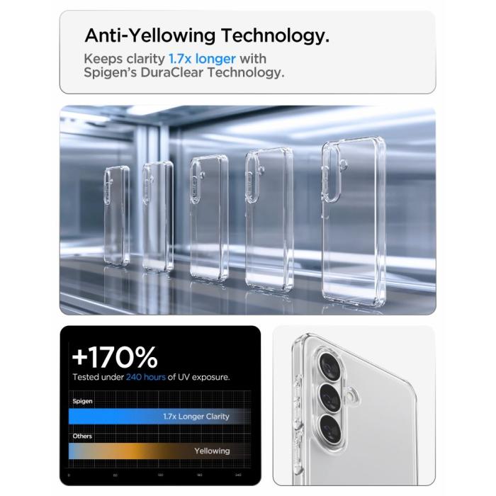 Bild 6, Spigen Samsung Galaxy S26 Plus Skal Ultra Hybrid Crystal Clear