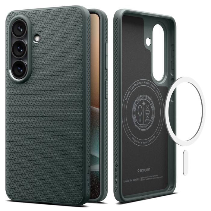 Bild 2, Spigen Galaxy S26 Plus Skal MagSafe Liquid Air Abyss Green
